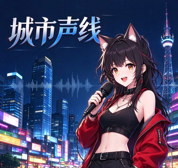 腐竹FM现代都市题材插画