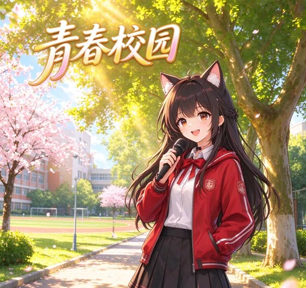 腐竹FM青春治愈题材插画